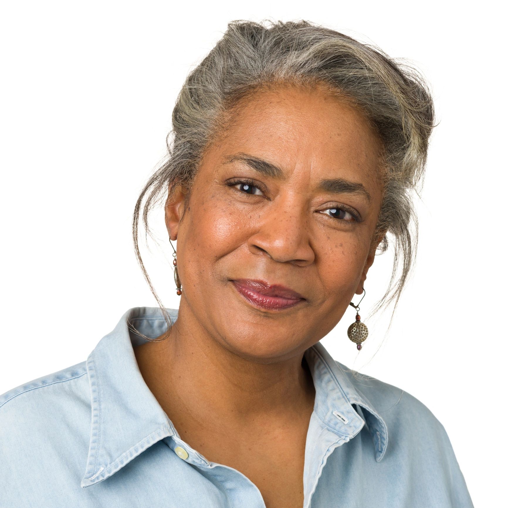 Portrait of a cheerful mature woman